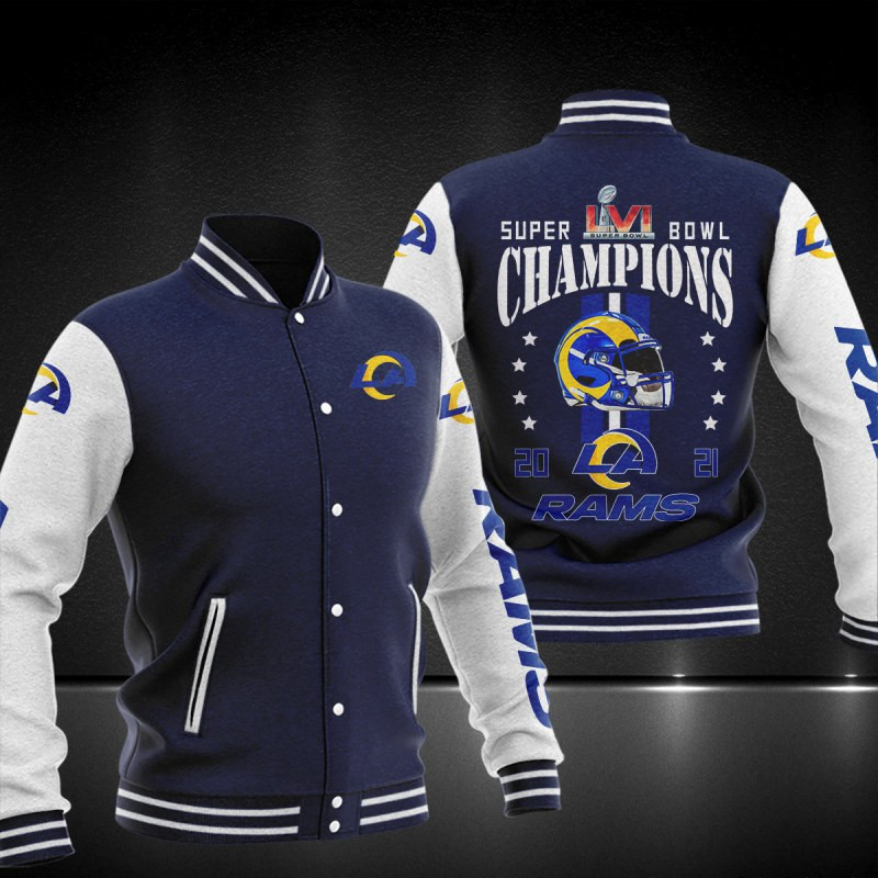 Los Angeles Rams Varsity Baseball Jacket For Men And Women