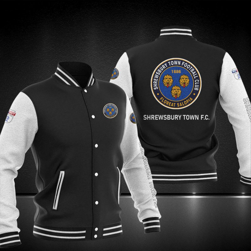 Shrewsbury Town Varsity Baseball Jacket For Men And Women