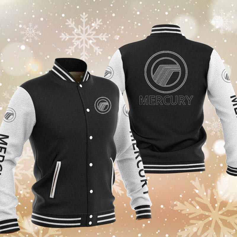 Mercury Marine Varsity Baseball Jacket For Men And Women