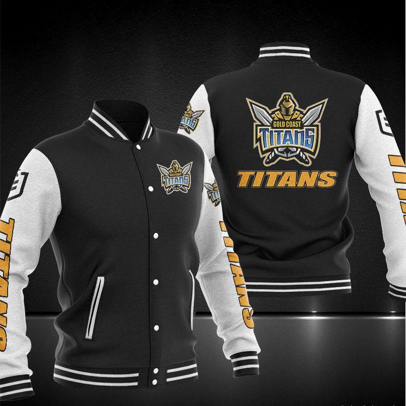 Gold Coast Titans Varsity Baseball Jacket For Men And Women