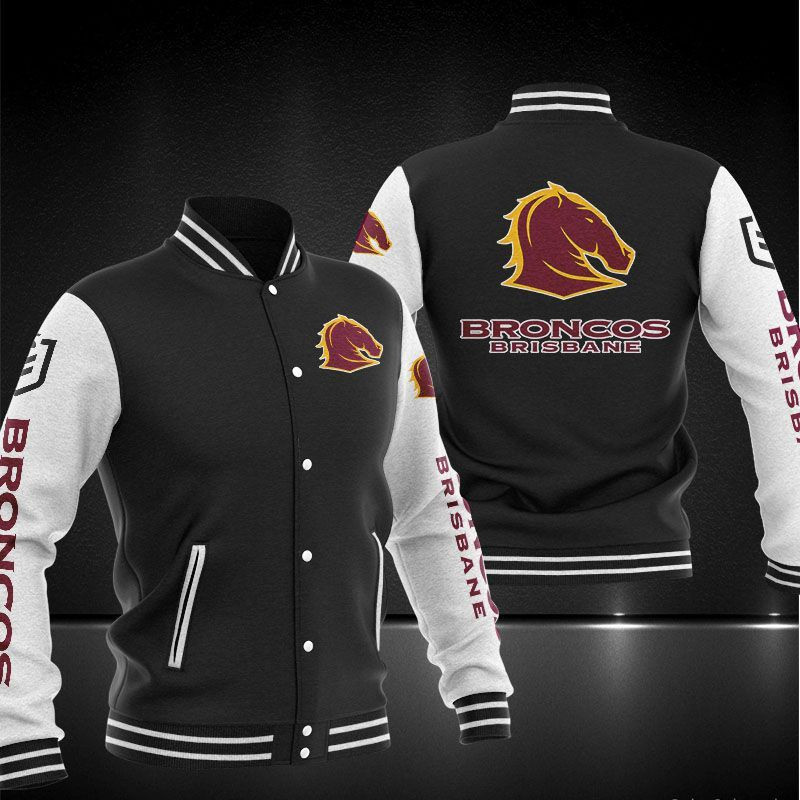 Brisbane Broncos Varsity Baseball Jacket For Men And Women