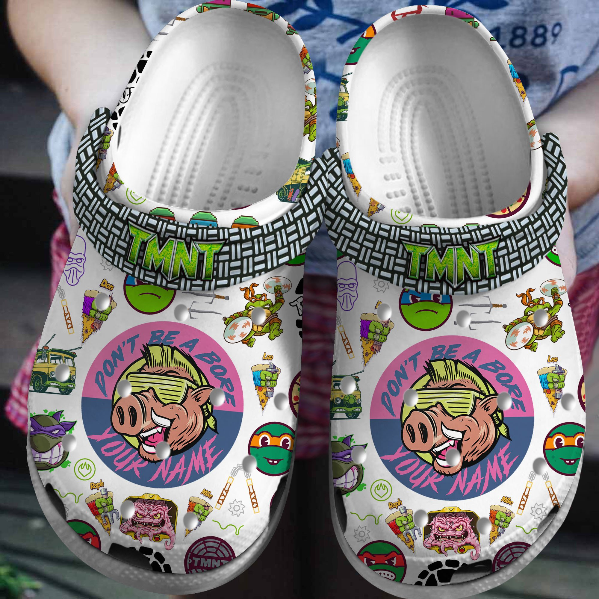 Teenage Mutant Ninja Turtles TV Series Crocs Crocband Clogs Shoes Comfortable For Men Women