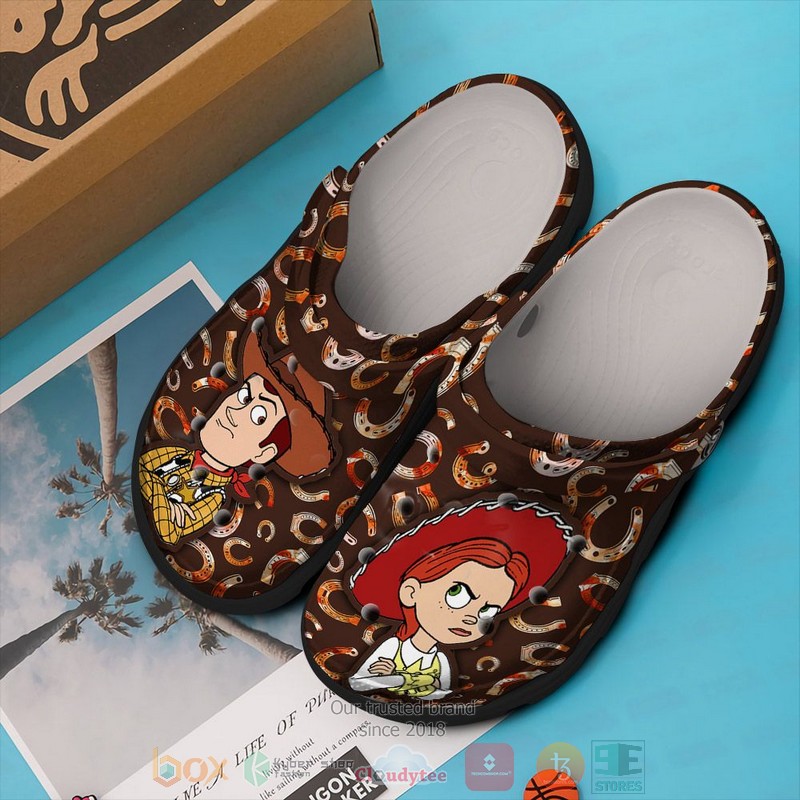 Woody And Jessie Toy Story Cartoon Crocs, Woody And Jessie Comfortable For Men Women And Kids 3