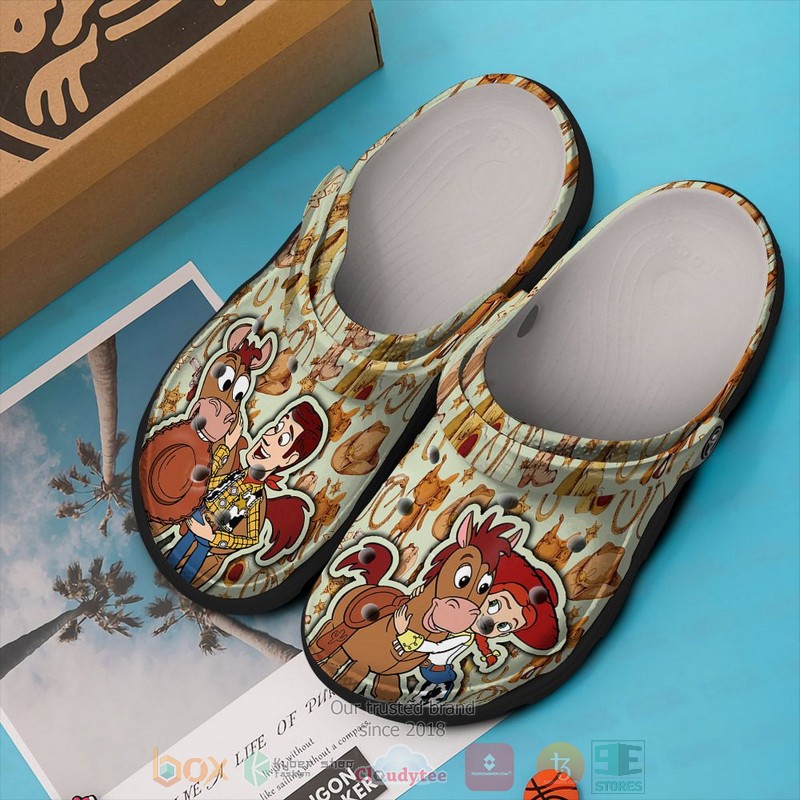 Woody And Jessie Toy Story Cartoon Crocs, Woody And Jessie Comfortable For Men Women And Kids 10