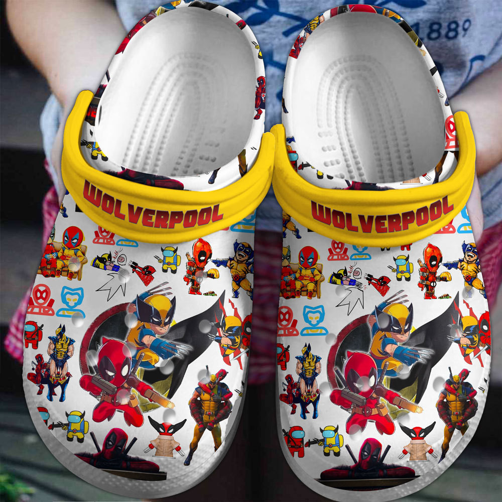 Wolverpool Cartoon Crocs, Wolverpool Comfortable For Men Women And Kids