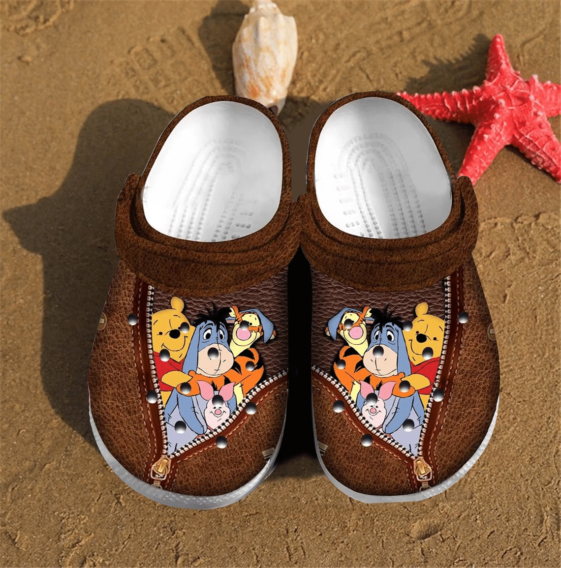 Winnie The Pooh Crocs Clog Shoes, Winnie The Pooh Comfortable For Men Women And Kids 30