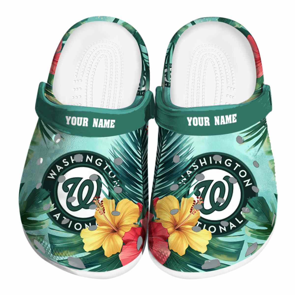 Washington Nationals MLB Crocs, Washington Nationals Comfortable For Men Women And Kids 9