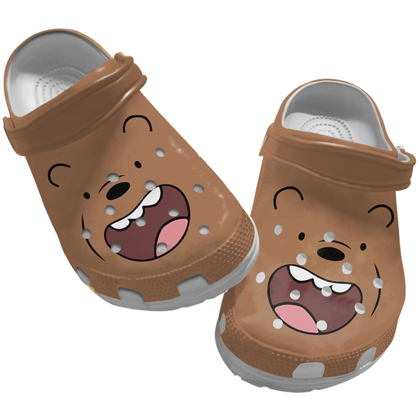 We Bare Bears Cartoon Crocs, We Bare Bears Comfortable For Men Women And Kids