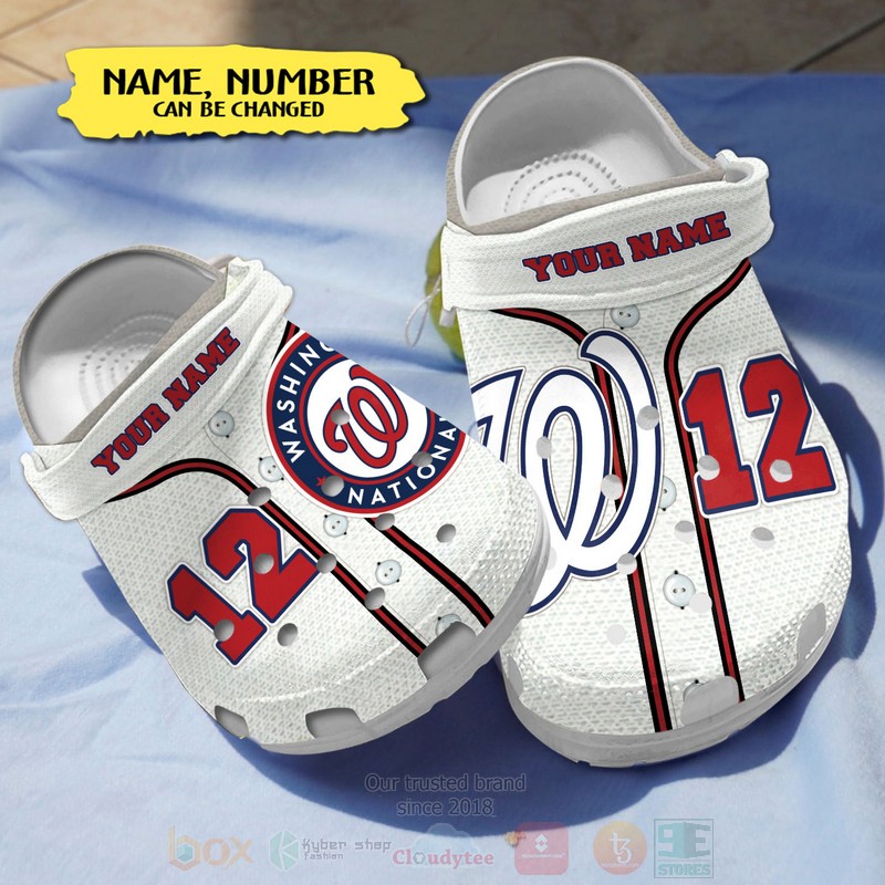 Washington Nationals MLB Crocs, Washington Nationals Comfortable For Men Women And Kids 7