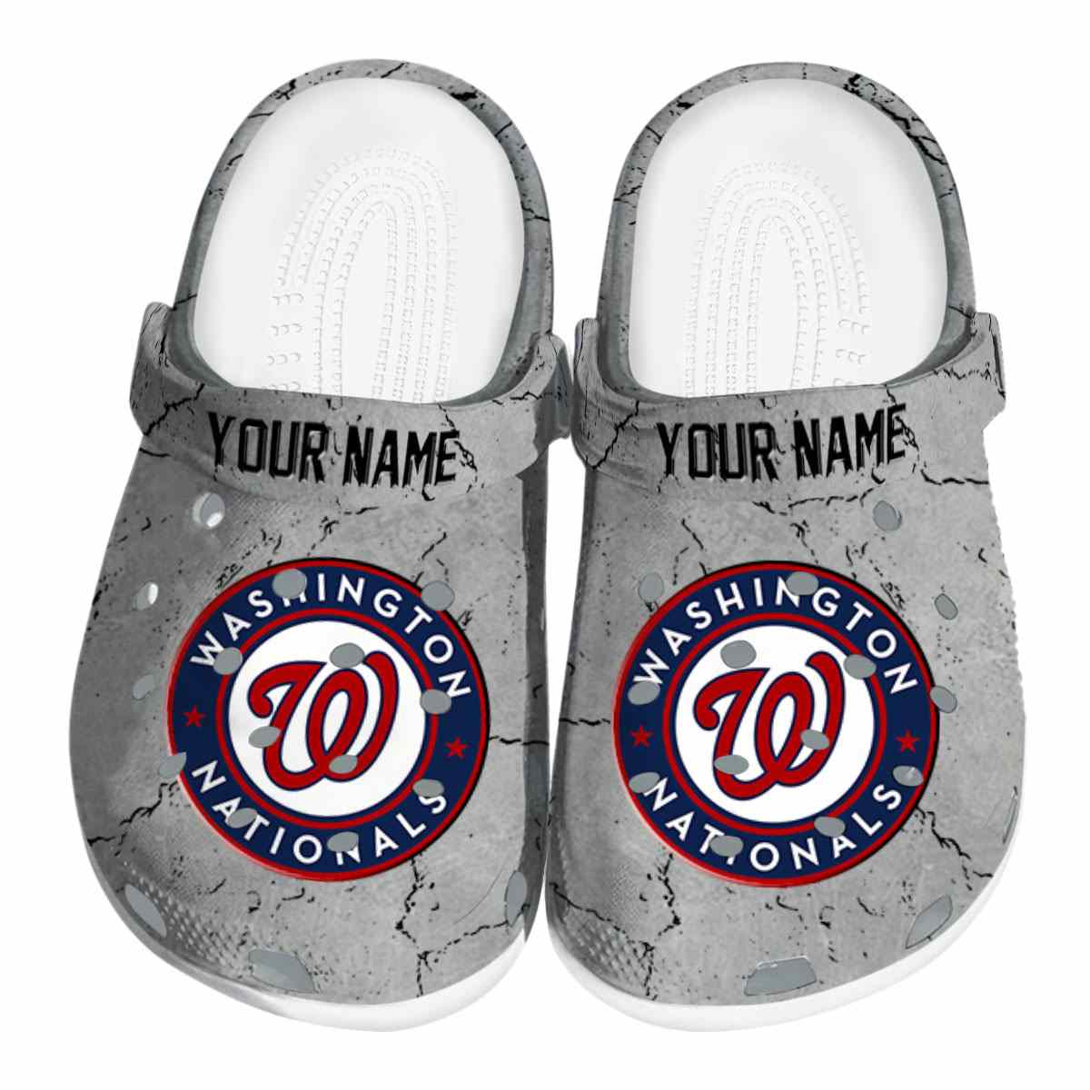 Washington Nationals MLB Crocs, Washington Nationals Comfortable For Men Women And Kids 36