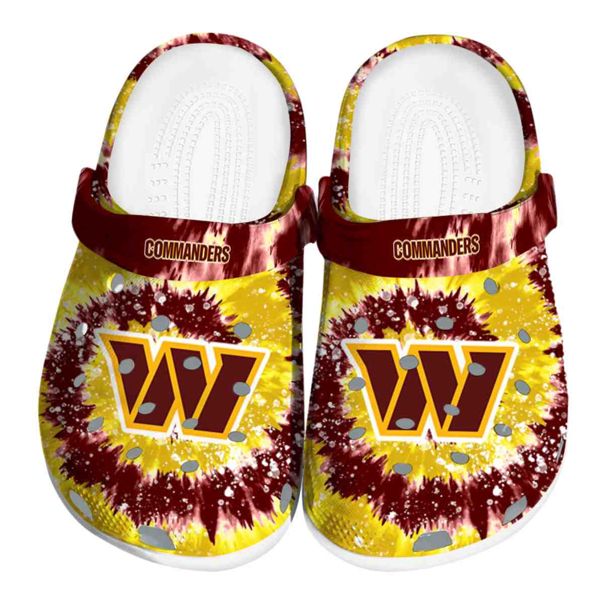 Washington Commanders Nfl Sport Crocs, Washington Commanders Comfortable For Men Women And Kids 71