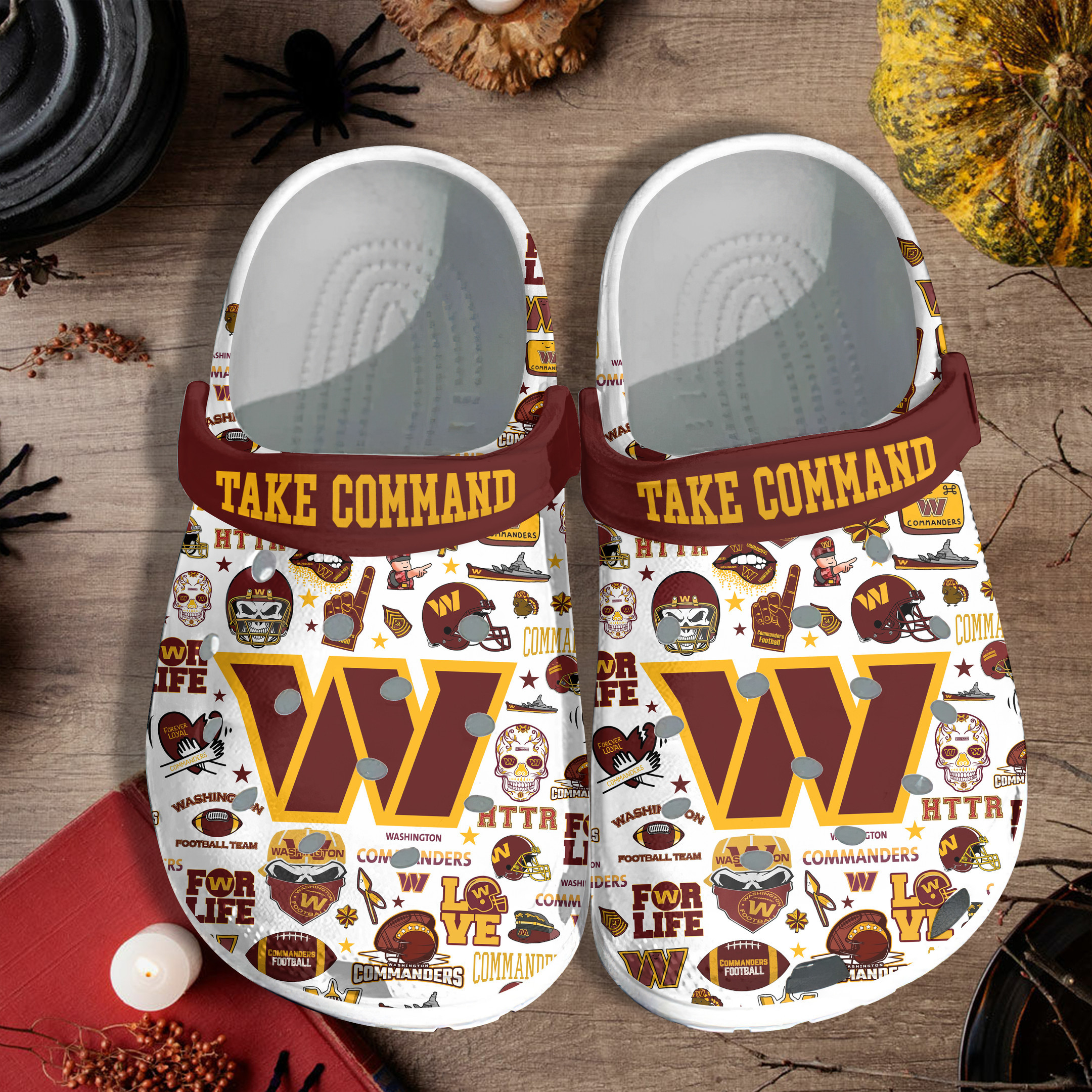 Washington Cammanders Nfl Sport Crocs, Washington Cammanders Comfortable For Men Women And Kids 25