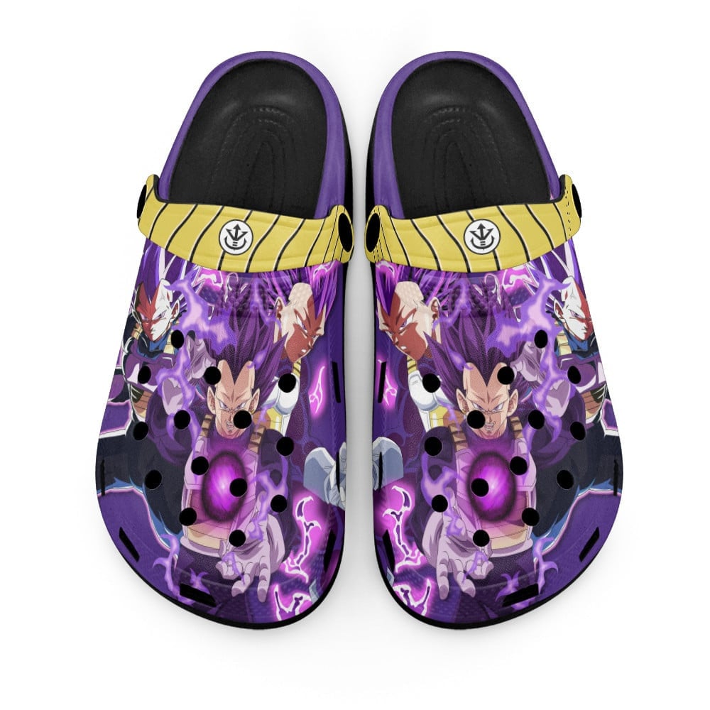 Vegeta Ultra Ego Dragon Ball Anime Crocs, Vegeta Ultra Ego Comfortable For Men Women And Kids 87