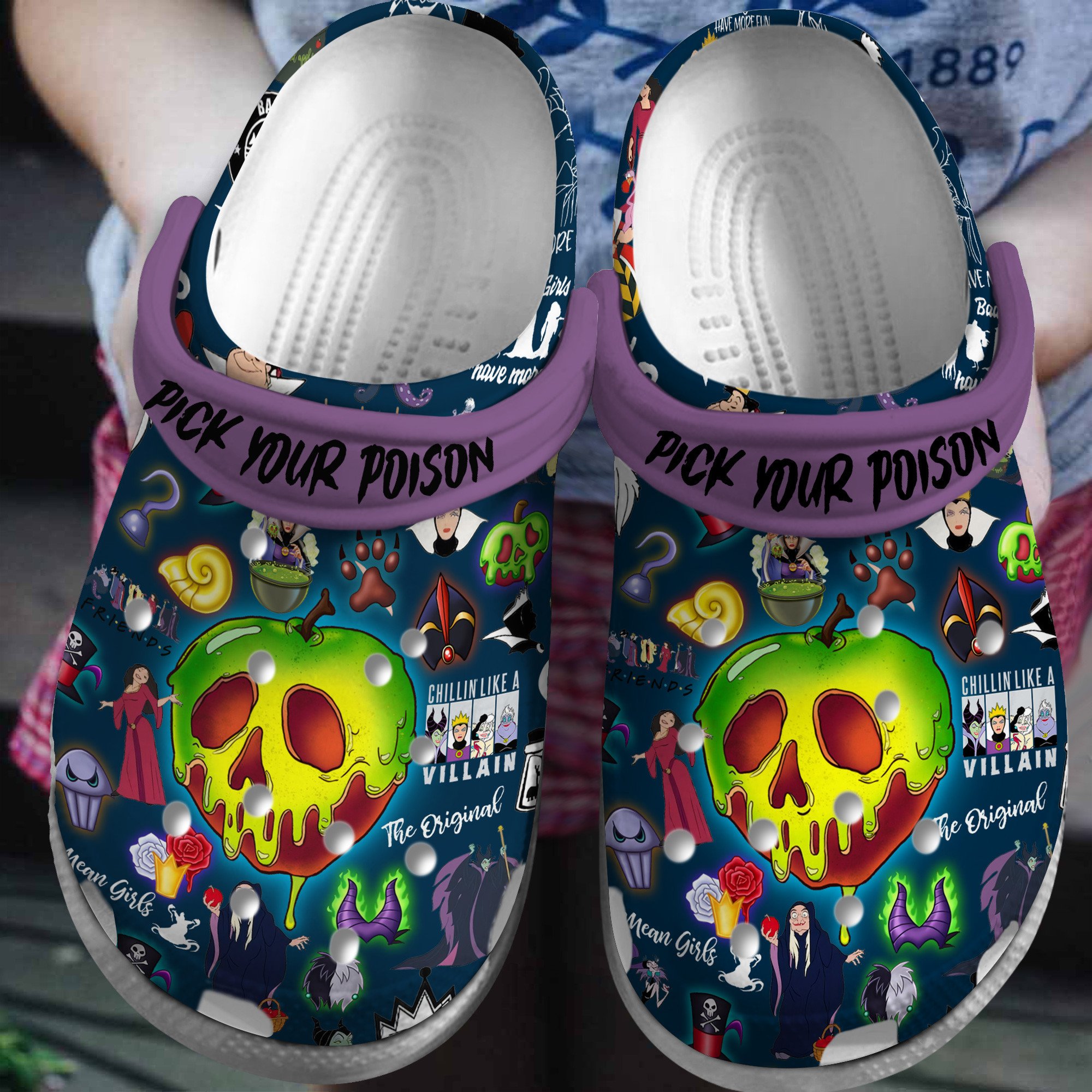 Villains Cartoon Crocs, Villains Comfortable For Men Women And Kids 76