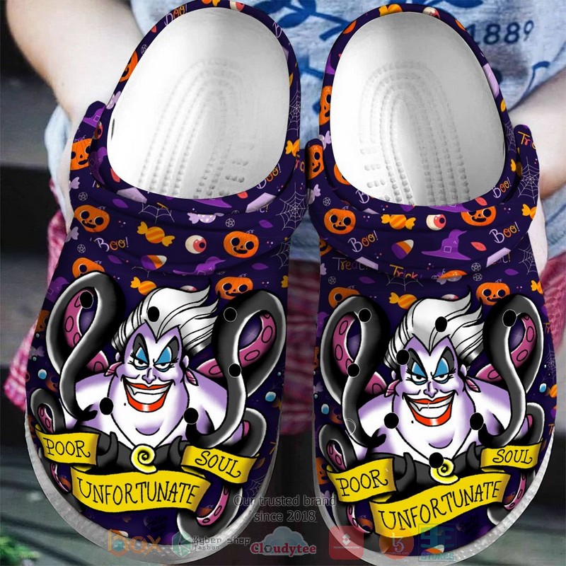 Ursula The Little Mermaid Cartoon Crocs, Ursula The Little Comfortable For Men Women And Kids 93
