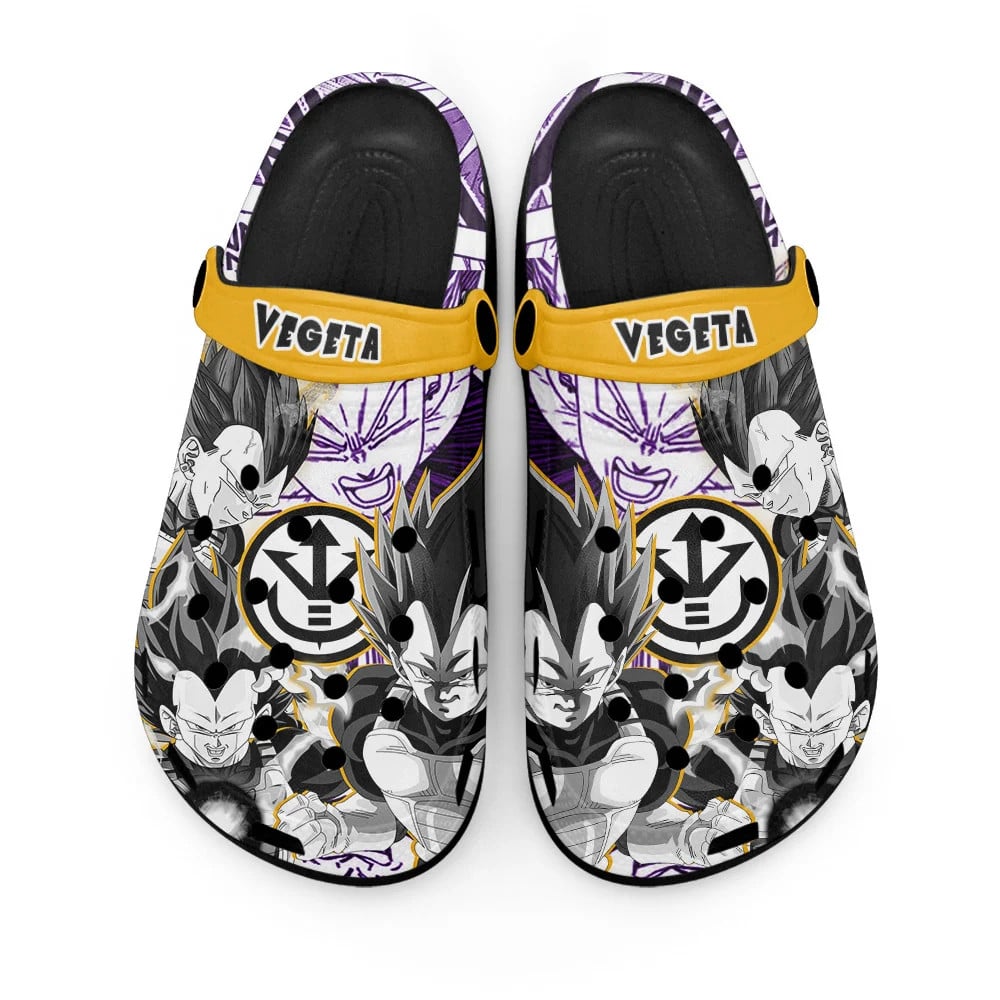 Vegeta Ultra Ego Dragon Ball Anime Crocs, Vegeta Ultra Ego Comfortable For Men Women And Kids 86