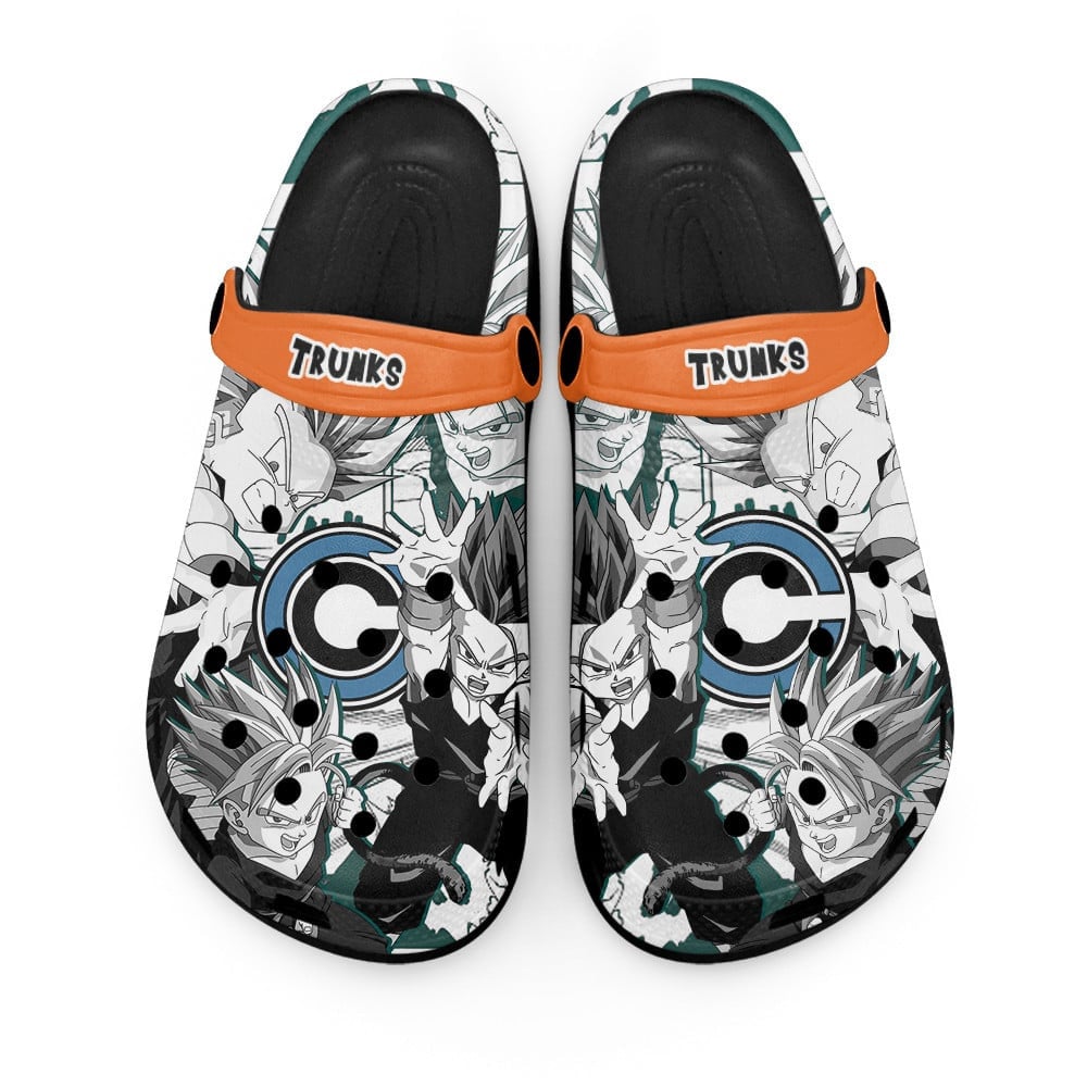 Trunks Dragon Ball Anime Crocs, Trunks Dragon Ball Comfortable For Men Women And Kids 39