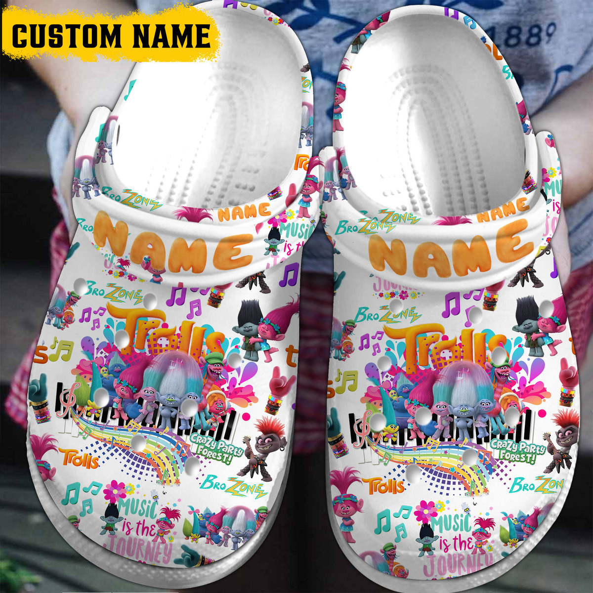 Trolls Cartoon Crocs, Trolls Comfortable For Men Women And Kids