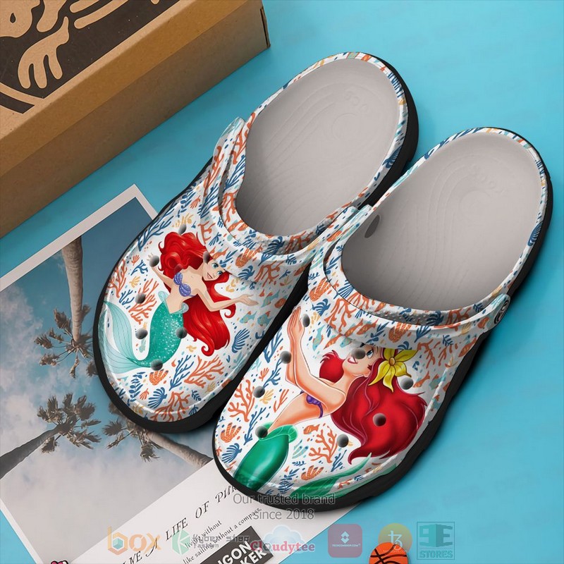 The Little Mermaid Cartoon Crocs, The Little Mermaid Comfortable For Men Women And Kids 97