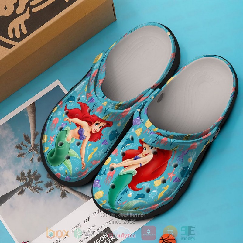The Little Mermaid Cartoon Crocs, The Little Mermaid Comfortable For Men Women And Kids 96
