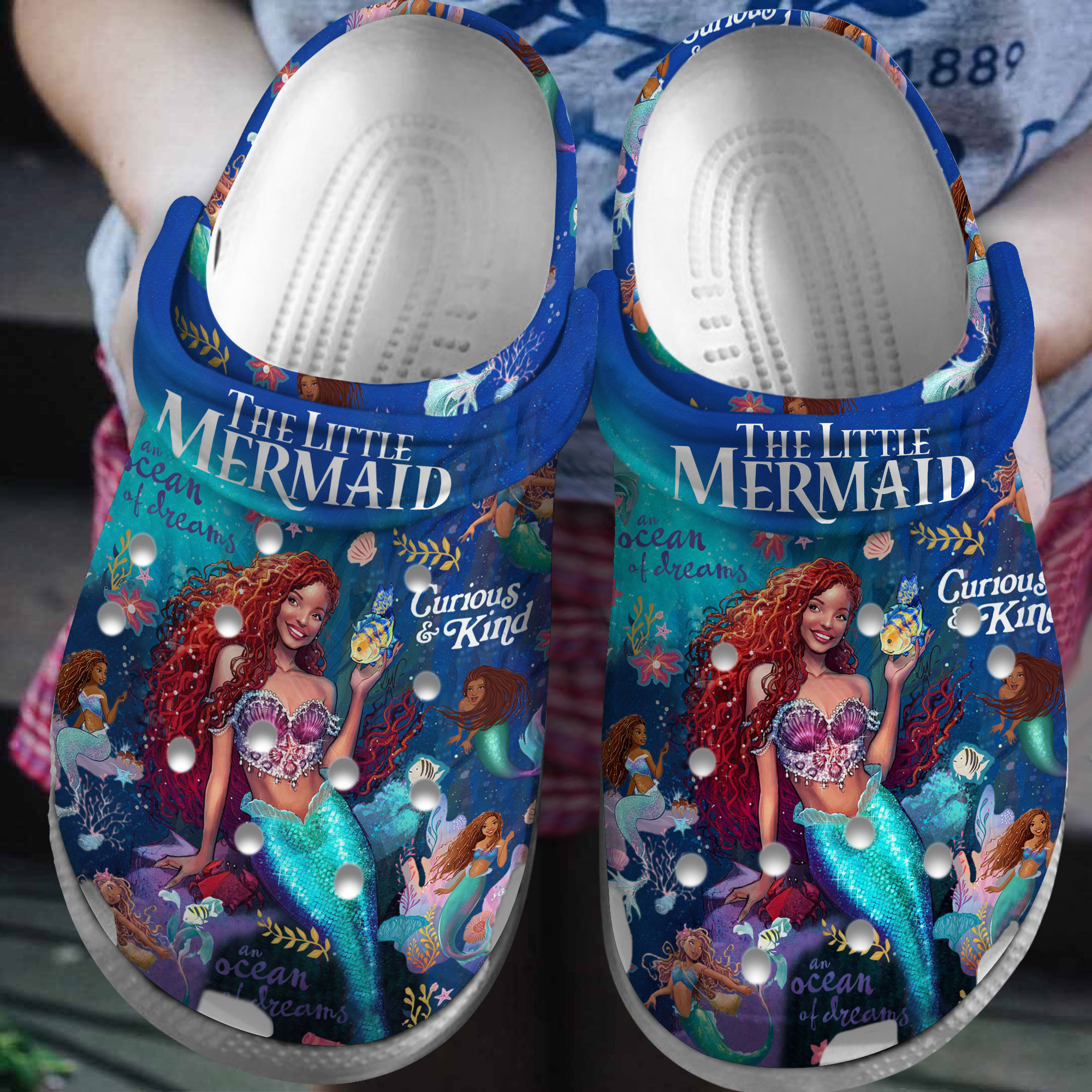 The Little Mermaid Cartoon Movie Crocs, The Little Mermaid Comfortable For Men Women And Kids 91