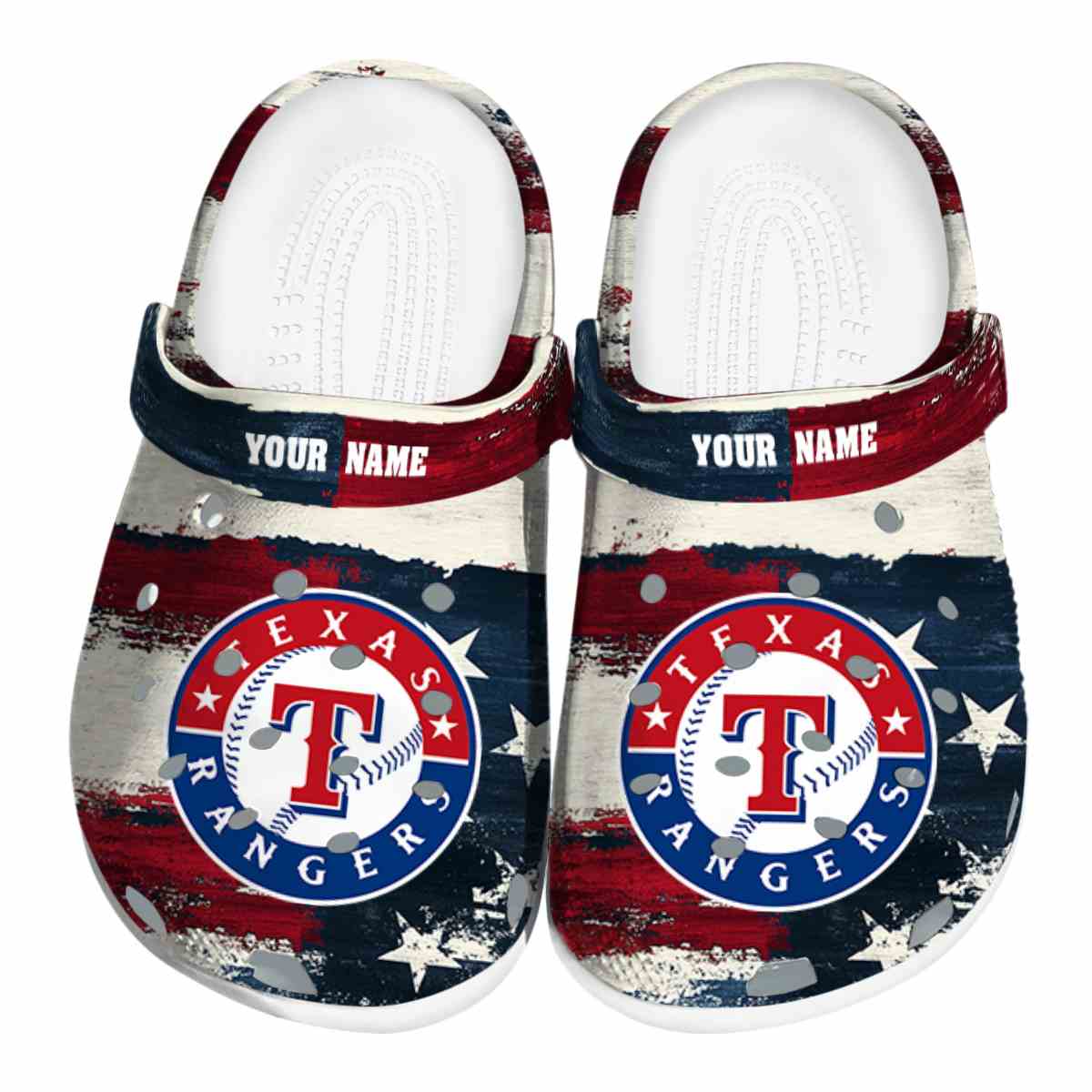 Texas Rangers MLB Crocs, Texas Rangers Comfortable For Men Women And Kids 87