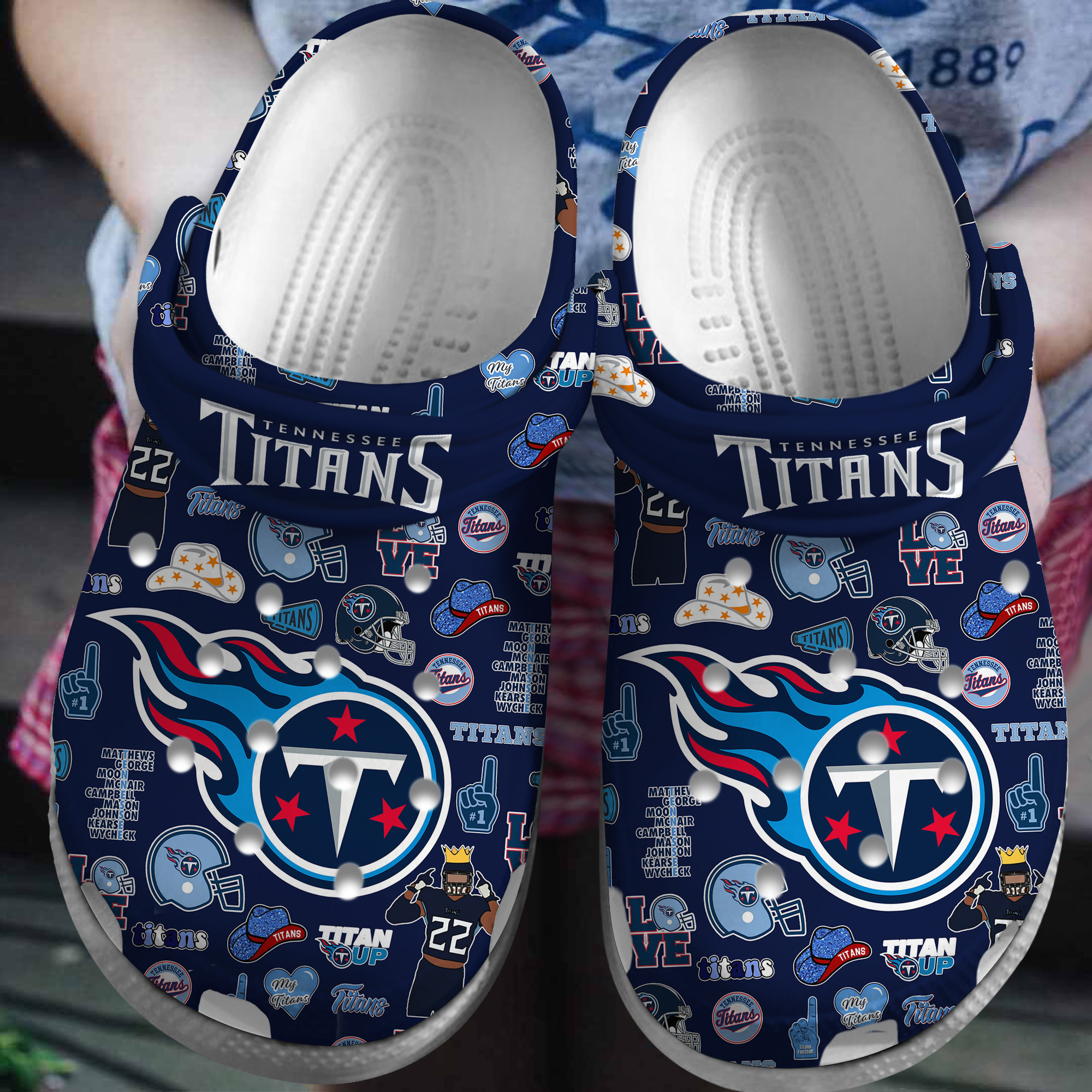 Tennessee Titans Nfl Sport Crocs, Tennessee Titans Comfortable For Men Women And Kids 96