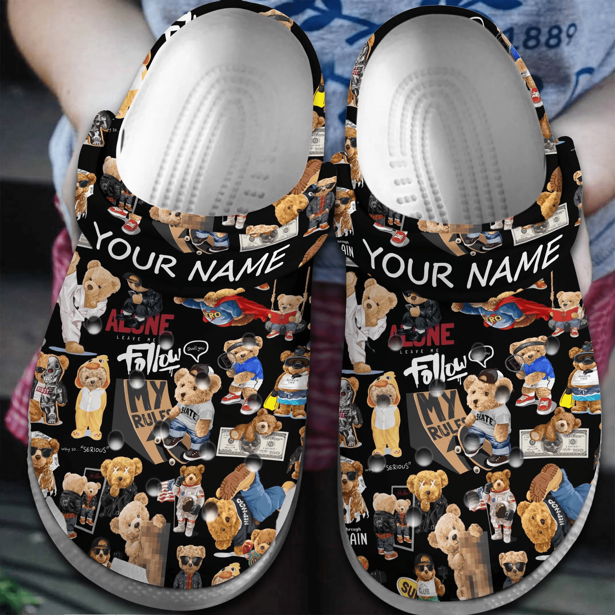 Teddy Bear Movie Cartoon Crocs, Teddy Bear Comfortable For Men Women And Kids 21