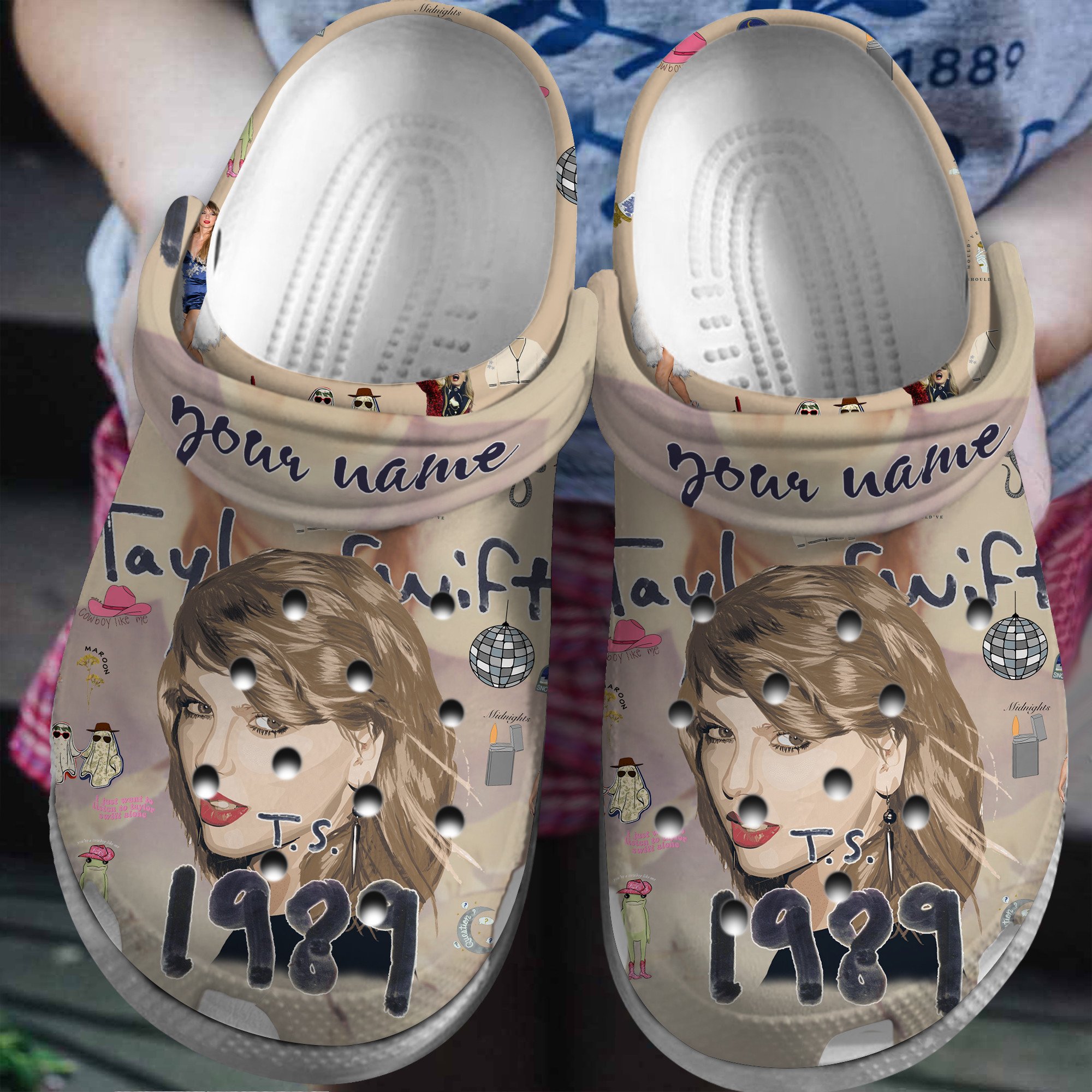 Taylor Swift Tour Crocs, Taylor Swift Tour For Men Women And Kids 14