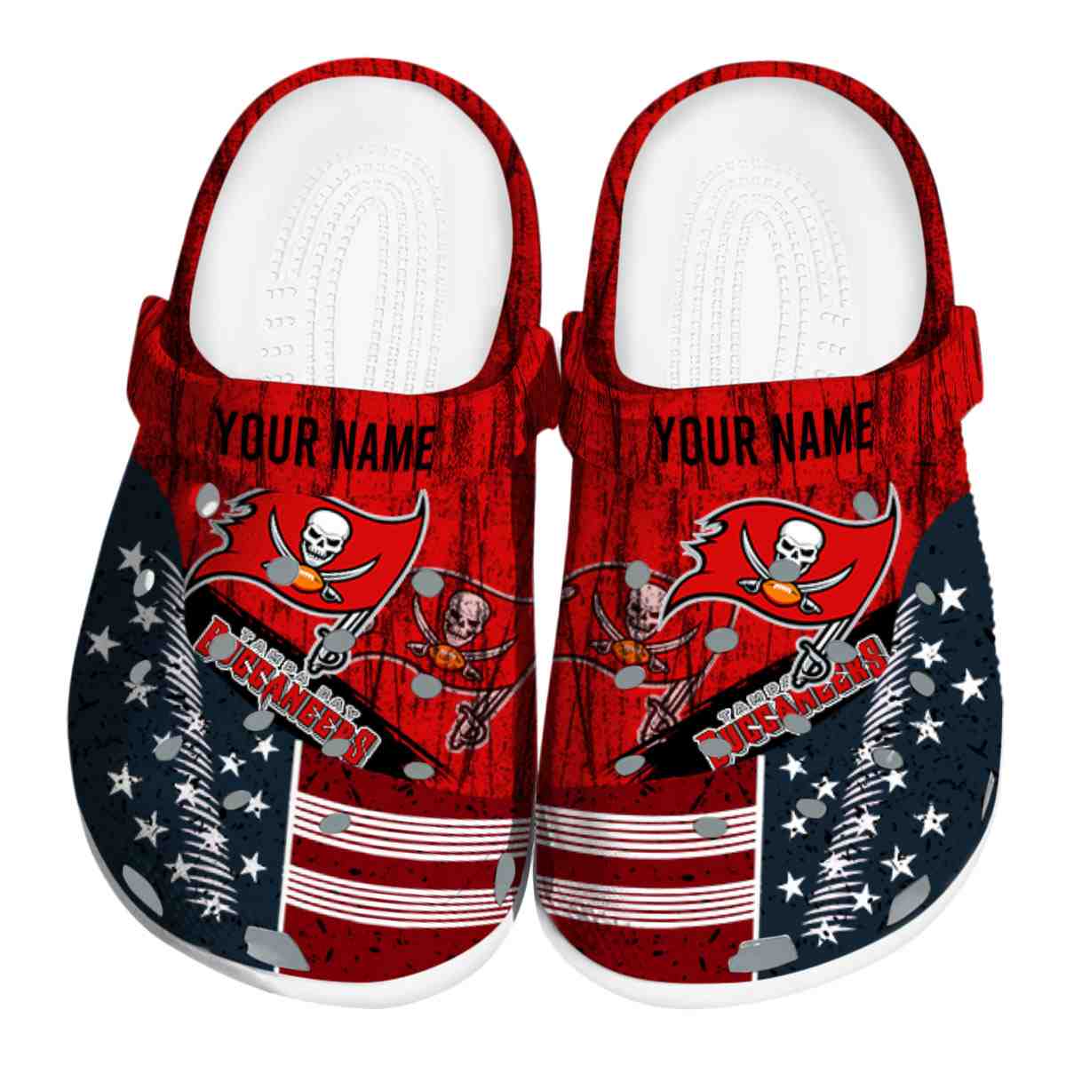 Tampa Bay Buccaneers Sport Crocs, Tampa Bay Buccaneers Comfortable For Men Women And Kids 35