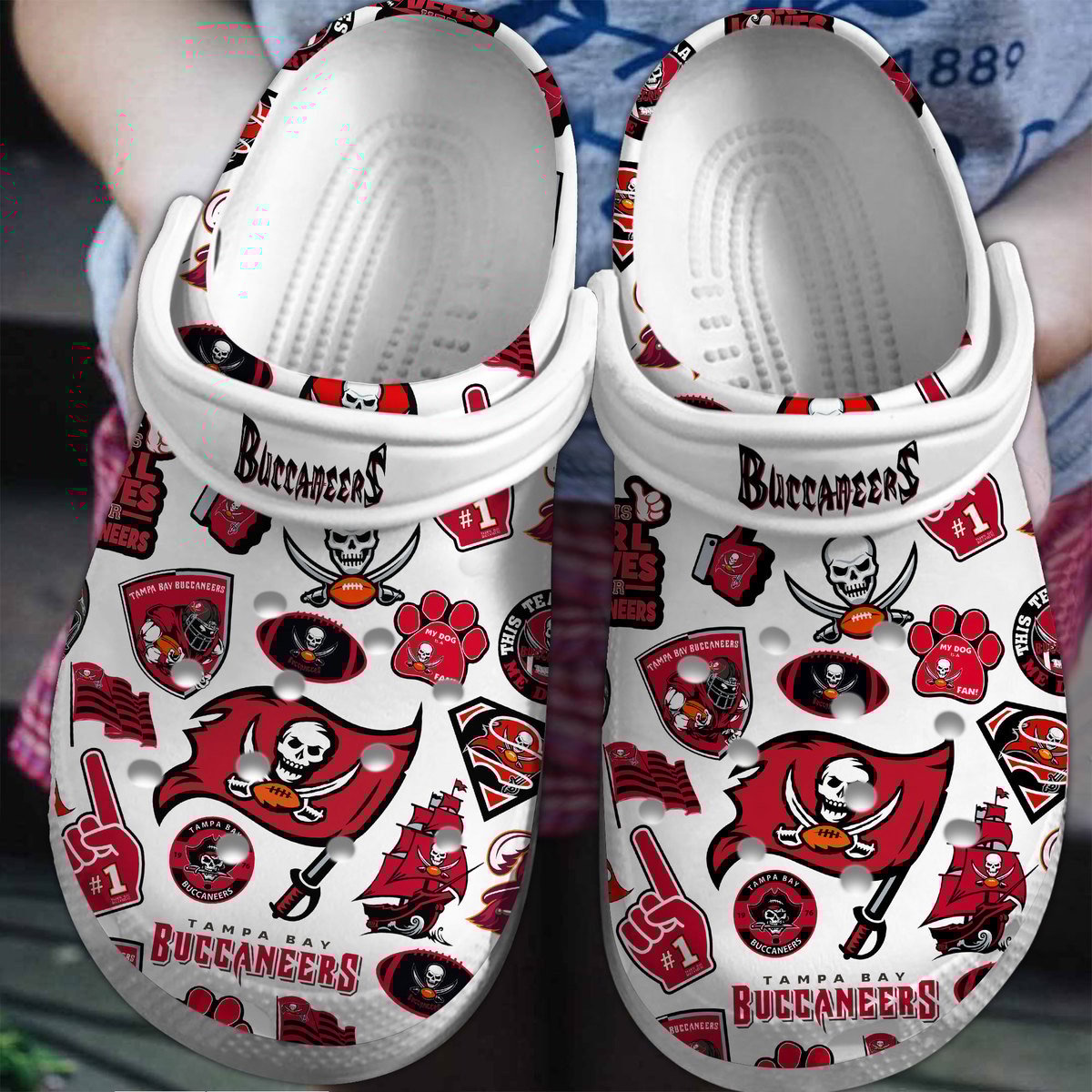 Tampa Bay Buccaneers Nfl Sport Crocs, Tampa Bay Buccaneers Comfortable For Men Women And Kids 68