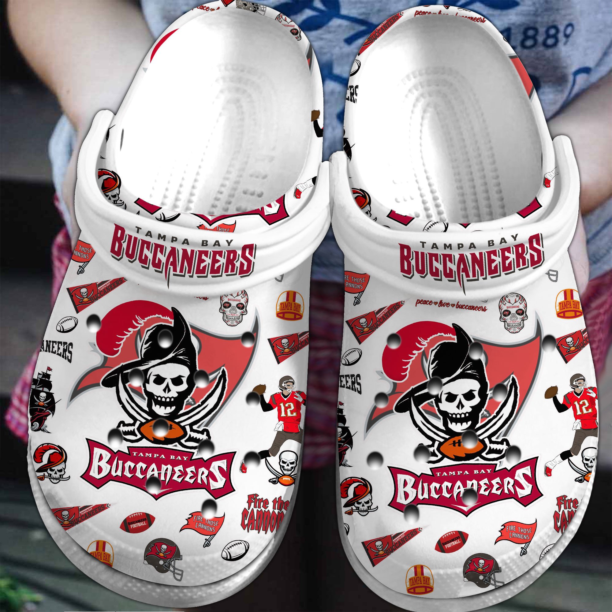 Tampa Bay Buccaneers Nfl Sport Crocs, Tampa Bay Buccaneers Comfortable For Men Women And Kids 74