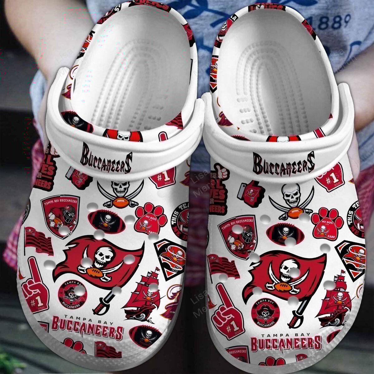 Tampa Bay Buccaneers Nfl Sport Crocs, Tampa Bay Buccaneers Comfortable For Men Women And Kids 87