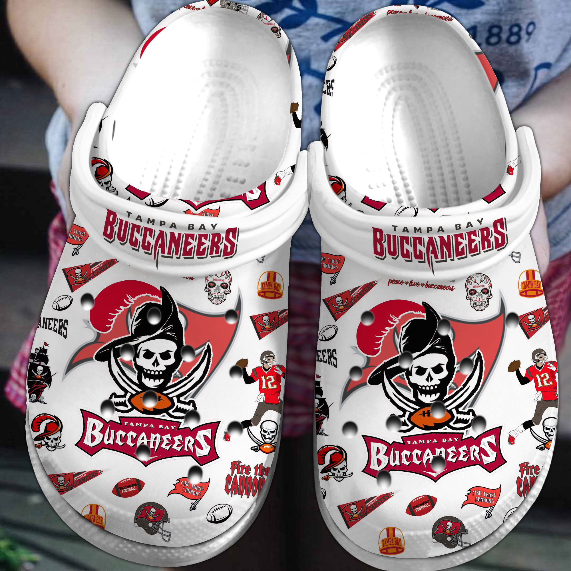 Tampa Bay Buccaneers Nfl Sport Crocs, Tampa Bay Buccaneers Comfortable For Men Women And Kids 77
