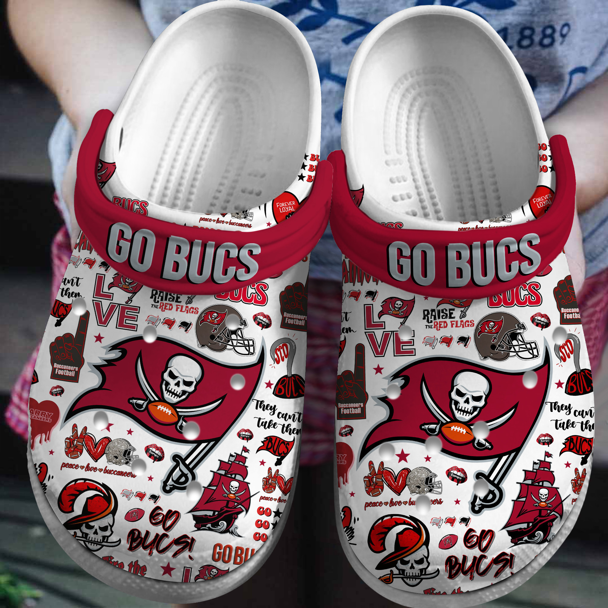 Tampa Bay Buccaneers Nfl Sport Crocs, Tampa Bay Buccaneers Comfortable For Men Women And Kids 83
