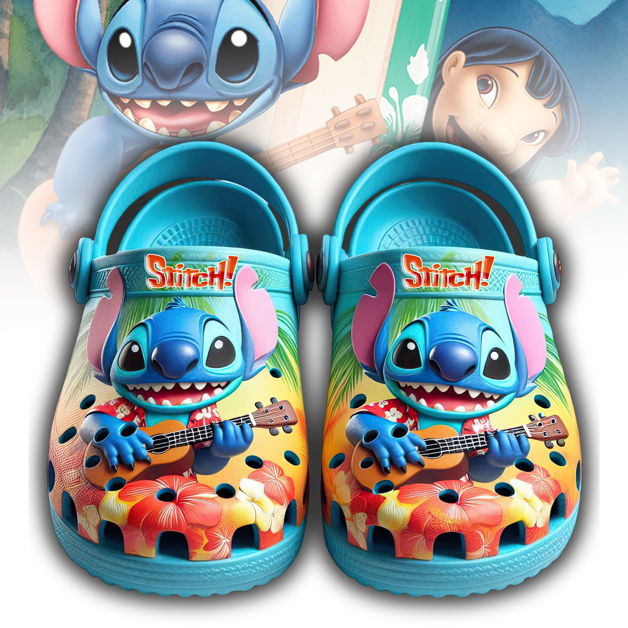 Stitch Cartoon Crocs, Stitch Comfortable For Men Women And Kids 16