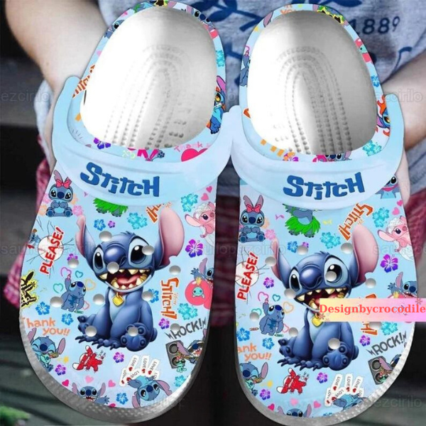 Stitch Cartoon Crocs, Stitch Comfortable For Men Women And Kids 69