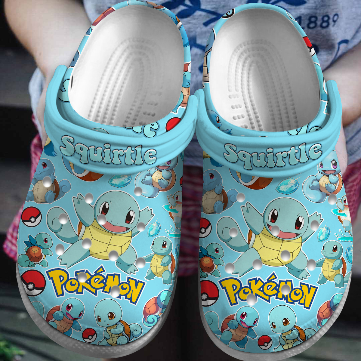 Squirtle Pokemon Anime Cartoon Crocs, Squirtle Pokemon Comfortable For Men Women And Kids 61