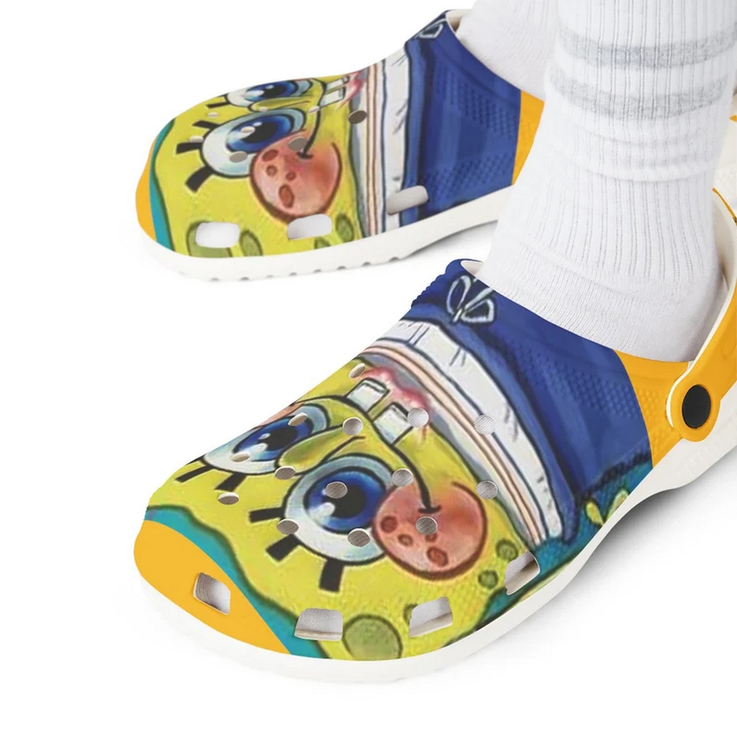 Spongebob Squarepants Cartoon Crocs, Spongebob Squarepants Comfortable For Men Women And Kids 69
