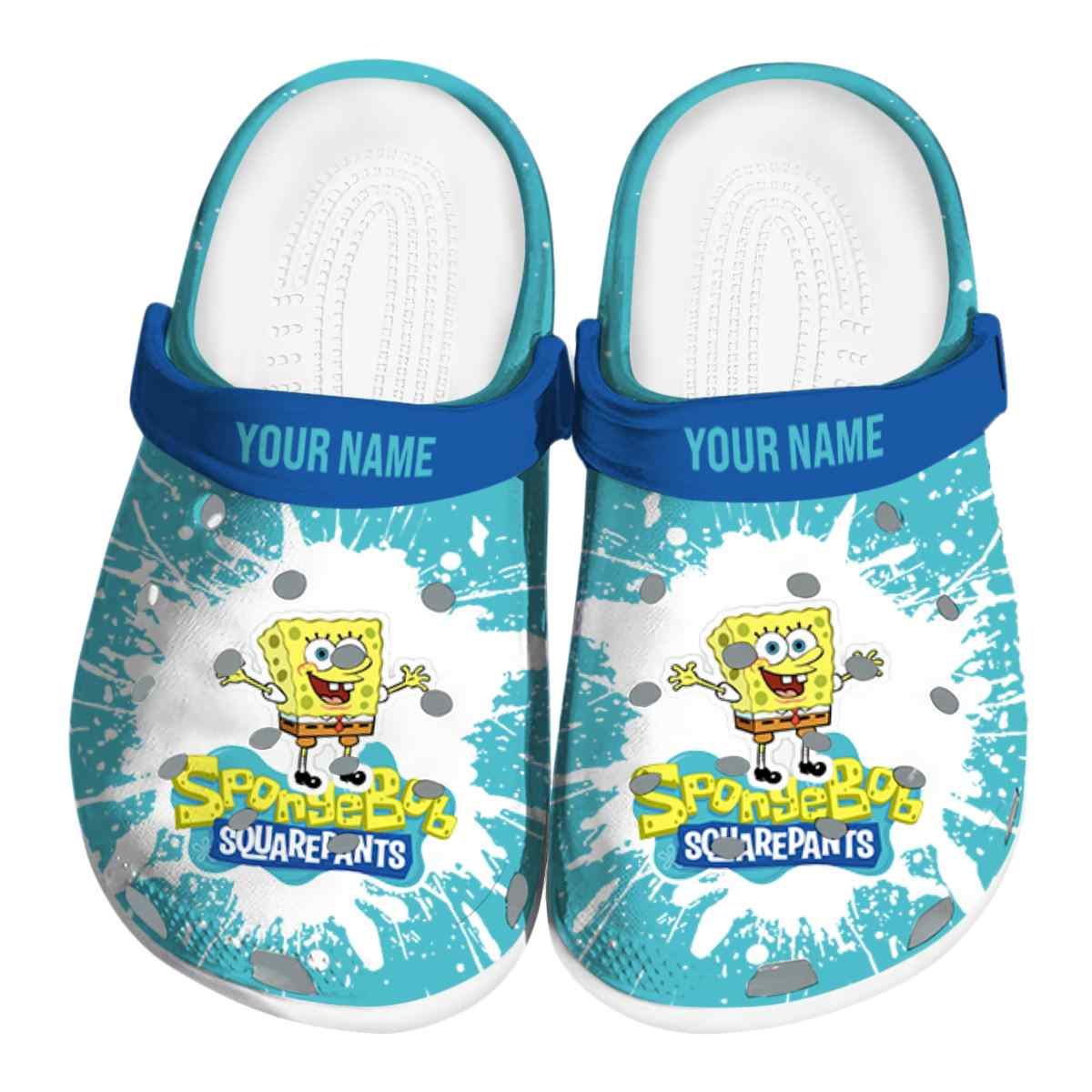 Spongebob Squarepants Cartoon Crocs, Spongebob Squarepants Comfortable For Men Women And Kids 6