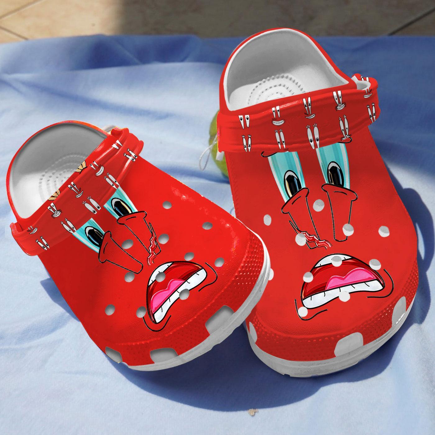 Spongebob Squarepants Cartoon Crocs, Spongebob Squarepants Comfortable For Men Women And Kids 19
