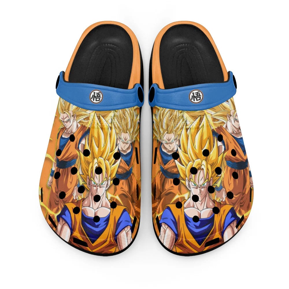 Son Goku Super Saiyan Dragon Ball Anime Crocs, Son Goku Super Comfortable For Men Women And Kids 25