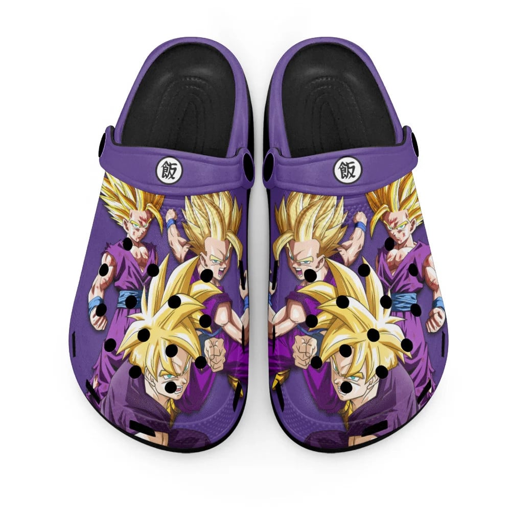 Son Gohan Dragon Ball Anime Crocs, Son Gohan Dragon Comfortable For Men Women And Kids