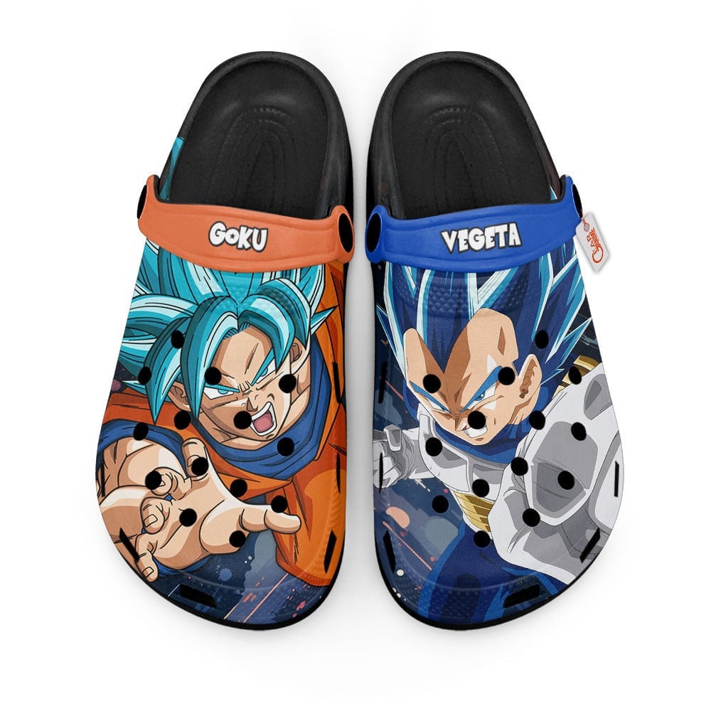 Son Goku And Vegeta Dragon Ball Anime Crocs, Son Goku Comfortable For Men Women And Kids 41