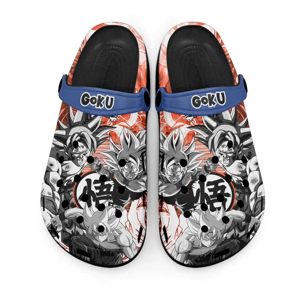 Son Goku Dragon Ball Anime Crocs, Son Goku Dragon Comfortable For Men Women And Kids 29