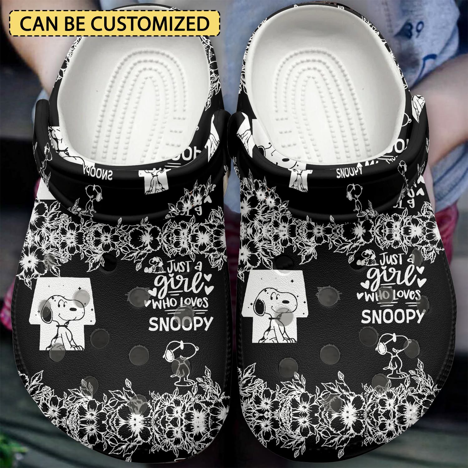 Snoopy Peanuts Cartoon Crocs, Snoopy Peanuts Comfortable For Men Women And Kids 3