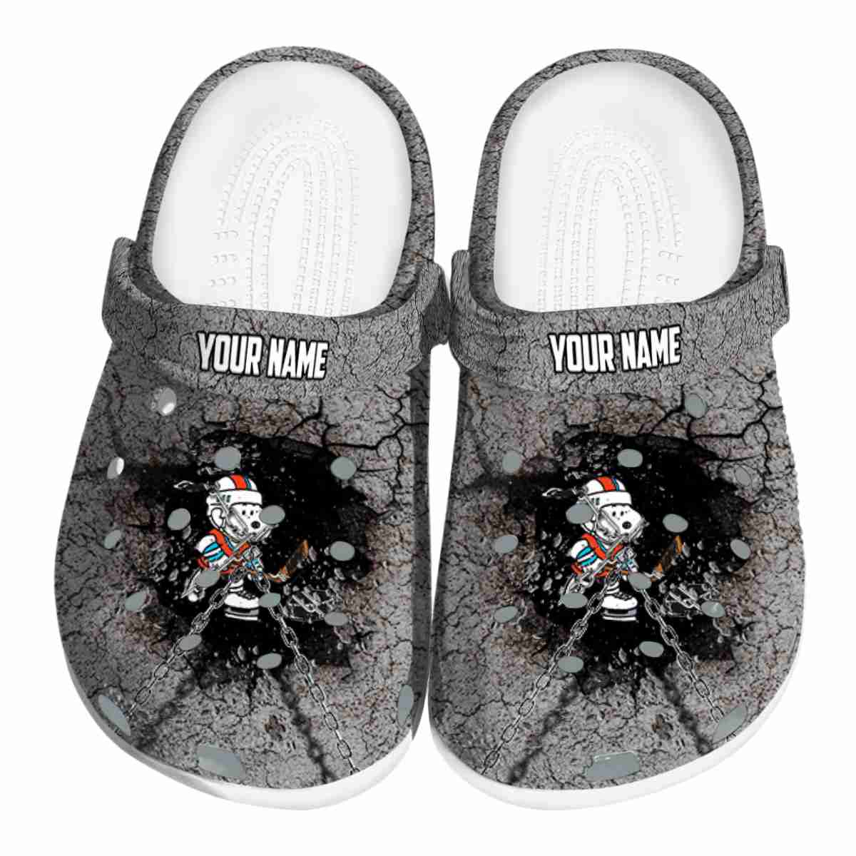 Snoopy Hockey Cartoon Sport Crocs, Snoopy Hockey Comfortable For Men Women And Kids 60
