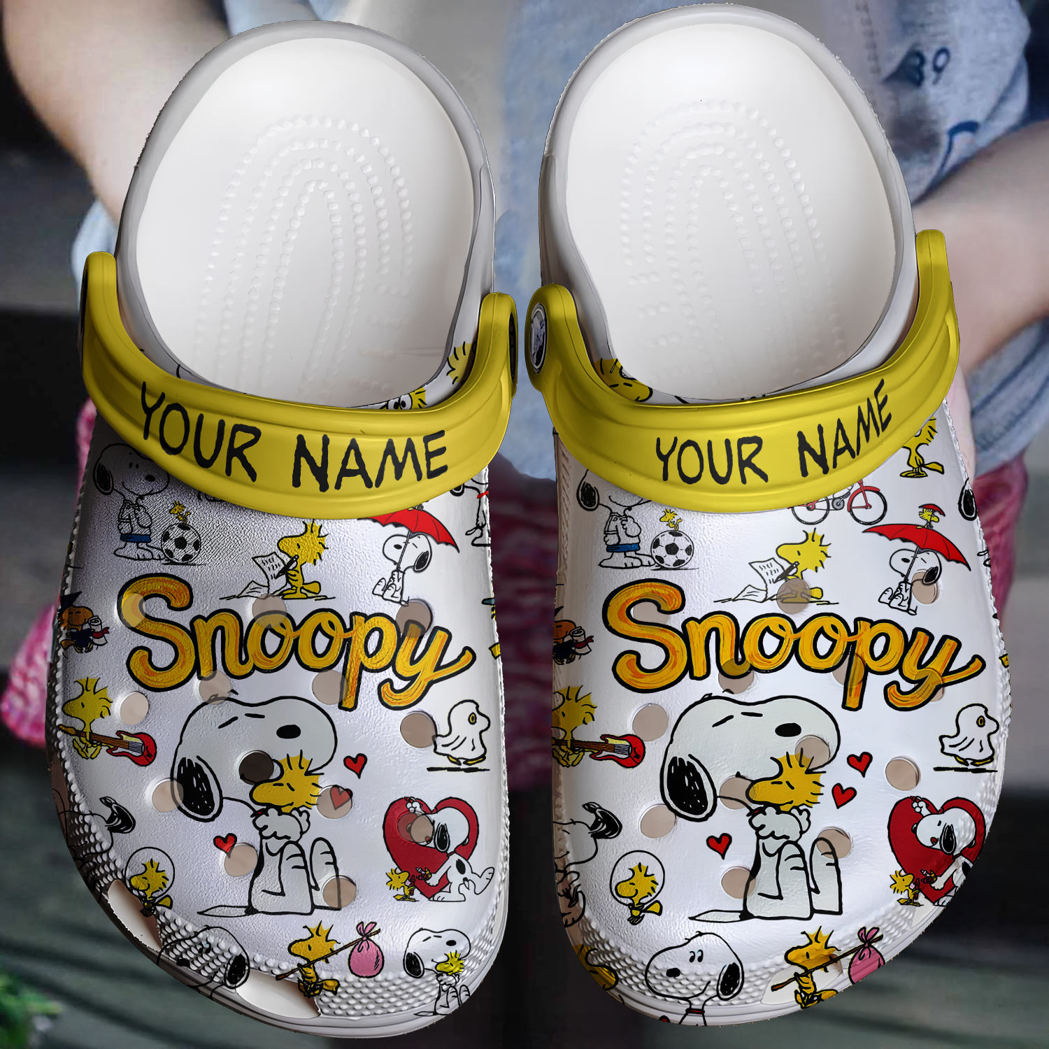 Snoopy Cartoon Crocs, Snoopy Comfortable For Men Women And Kids 2