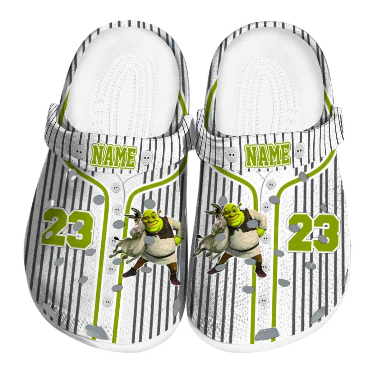 Shrek Cartoon Crocs, Shrek Comfortable For Men Women And Kids 78