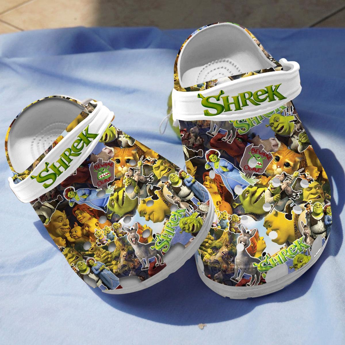 Shrek Cartoon Crocs, Shrek Comfortable For Men Women And Kids 68